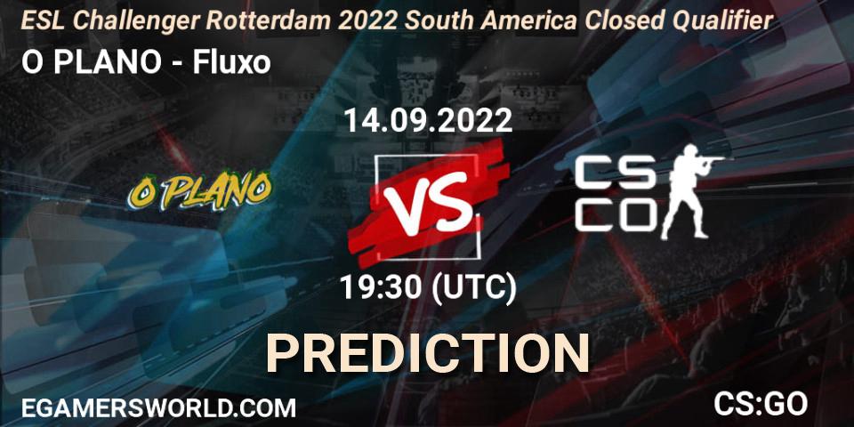 O PLANO contre Fluxo : prédiction de match. 14.09.2022 at 19:30. Counter-Strike (CS2), ESL Challenger Rotterdam 2022 South America Closed Qualifier