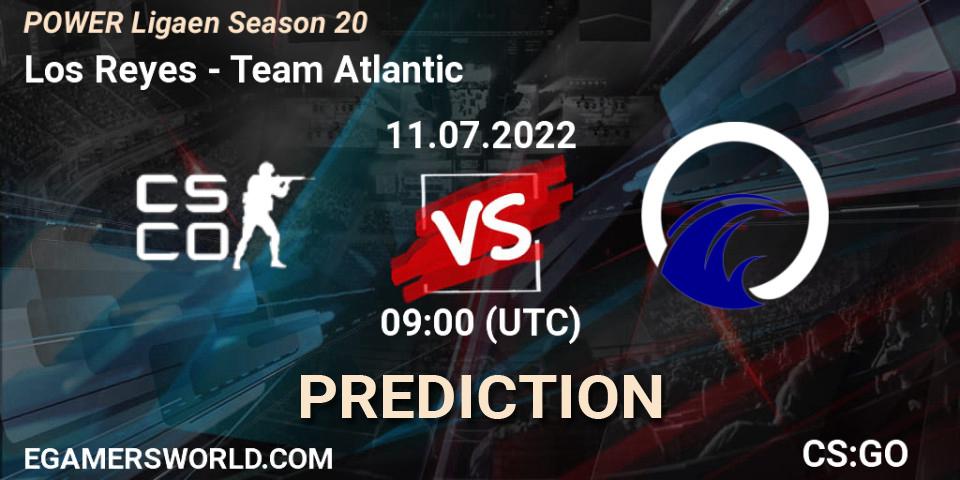 Los Reyes contre Team Atlantic : prédiction de match. 11.07.2022 at 09:00. Counter-Strike (CS2), Dust2.dk Ligaen Season 20
