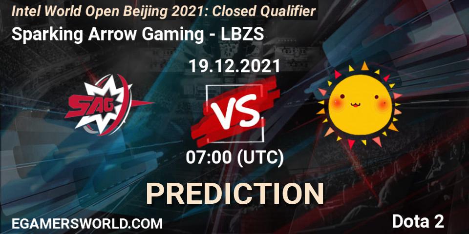 Sparking Arrow Gaming contre LBZS : prédiction de match. 19.12.2021 at 06:59. Dota 2, Intel World Open Beijing: Closed Qualifier