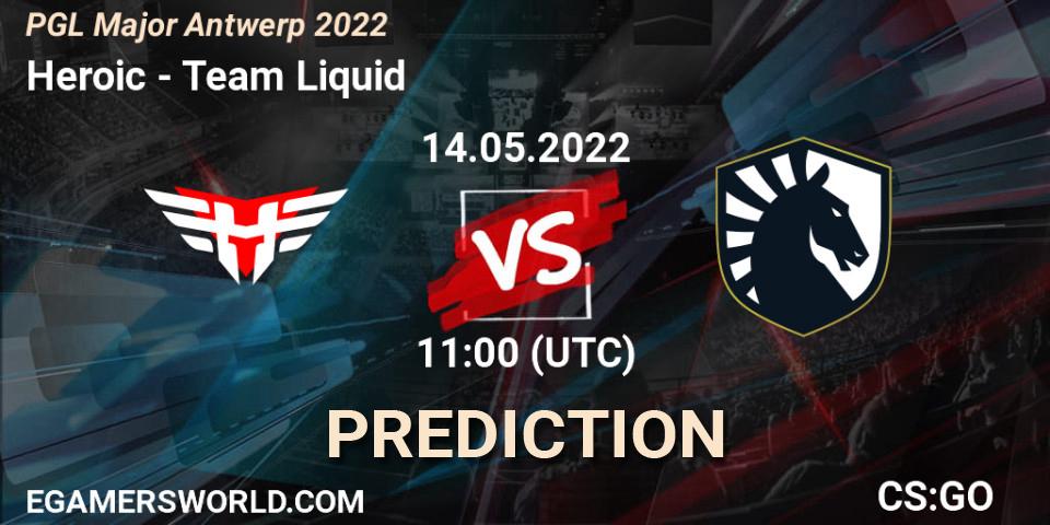 Heroic contre Team Liquid : prédiction de match. 14.05.22. CS2 (CS:GO), PGL Major Antwerp 2022