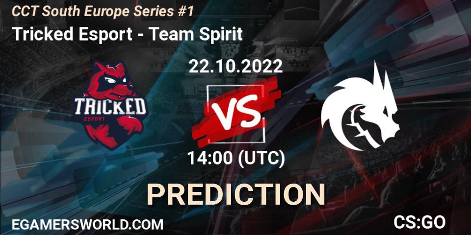 Tricked Esport contre Team Spirit : prédiction de match. 22.10.22. CS2 (CS:GO), CCT South Europe Series #1