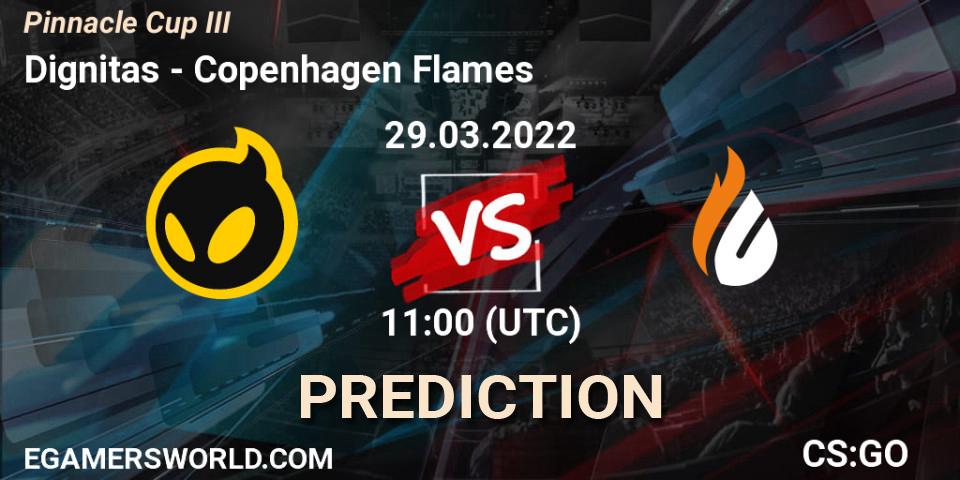 Dignitas contre Copenhagen Flames : prédiction de match. 29.03.22. CS2 (CS:GO), Pinnacle Cup #3