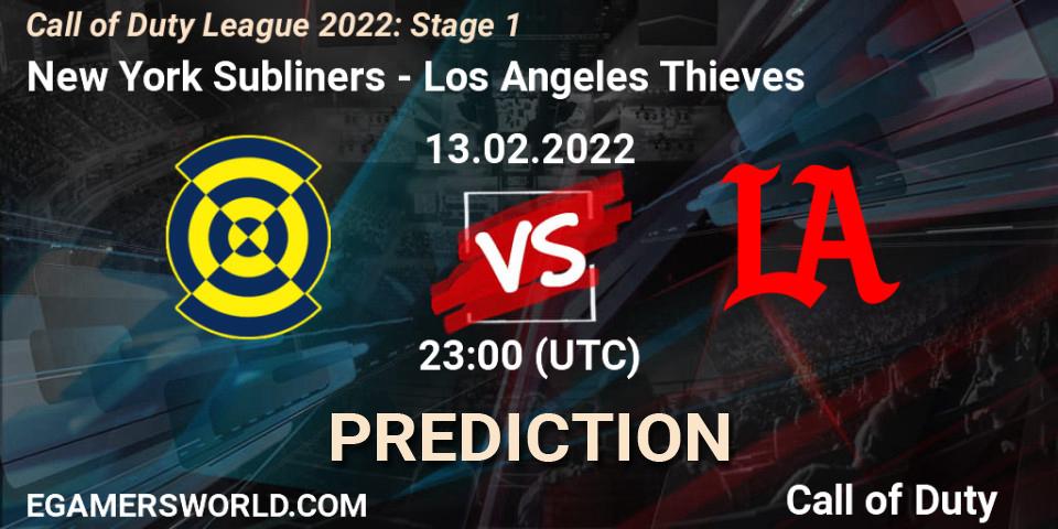 New York Subliners contre Los Angeles Thieves : prédiction de match. 12.02.22. Call of Duty, Call of Duty League 2022: Stage 1