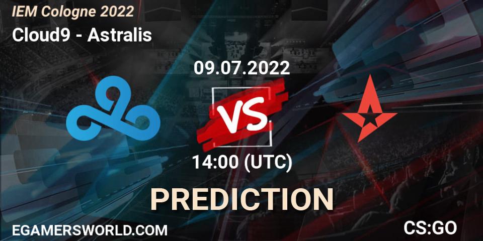 Cloud9 contre Astralis : prédiction de match. 09.07.22. CS2 (CS:GO), IEM Cologne 2022