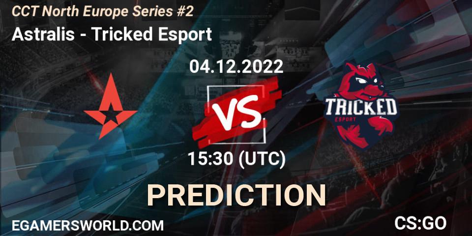 Astralis contre Tricked Esport : prédiction de match. 04.12.2022 at 15:40. Counter-Strike (CS2), CCT North Europe Series #2