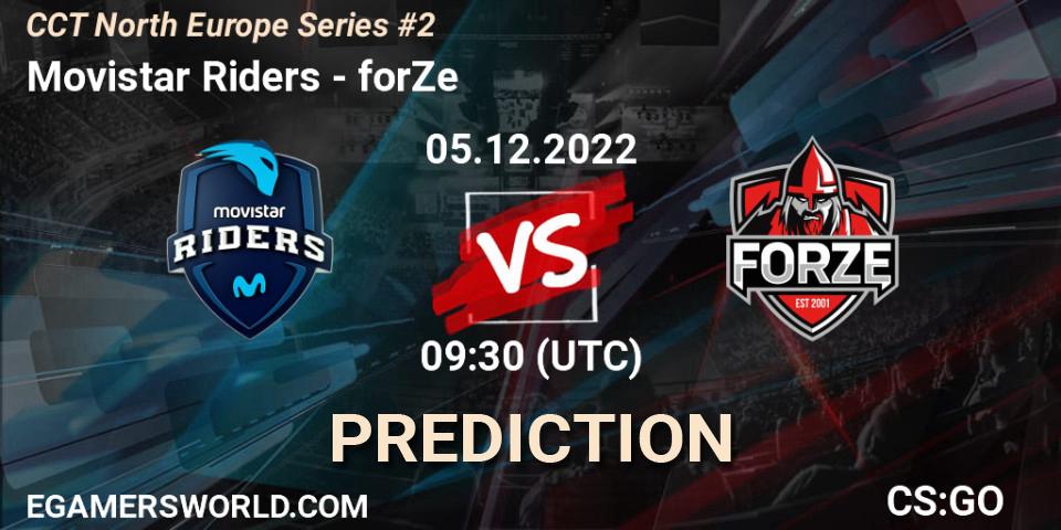Movistar Riders contre forZe : prédiction de match. 05.12.22. CS2 (CS:GO), CCT North Europe Series #2