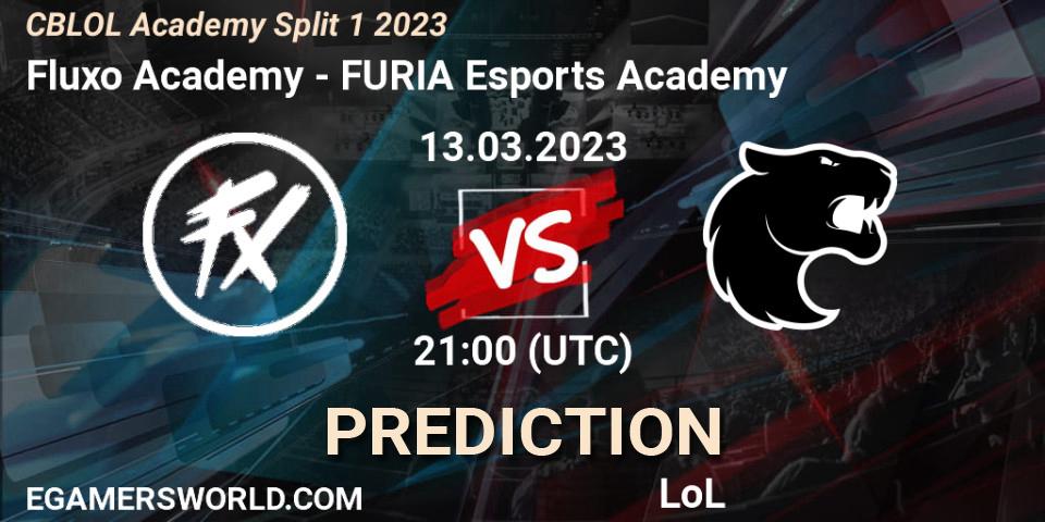 Fluxo Academy contre FURIA Esports Academy : prédiction de match. 13.03.23. LoL, CBLOL Academy Split 1 2023