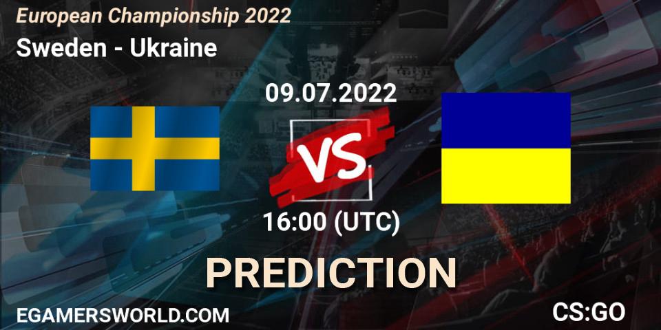 Sweden contre Ukraine : prédiction de match. 09.07.22. CS2 (CS:GO), European Championship 2022