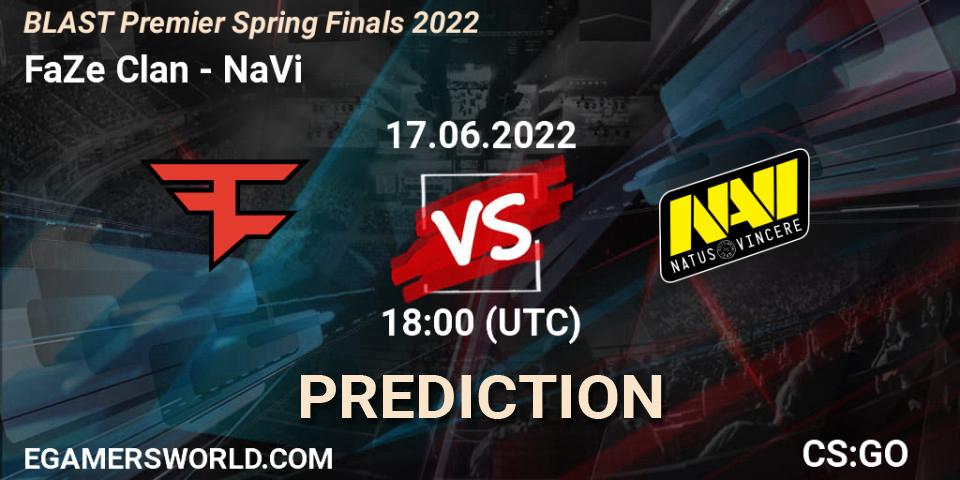 FaZe Clan contre NaVi : prédiction de match. 17.06.22. CS2 (CS:GO), BLAST Premier Spring Finals 2022 