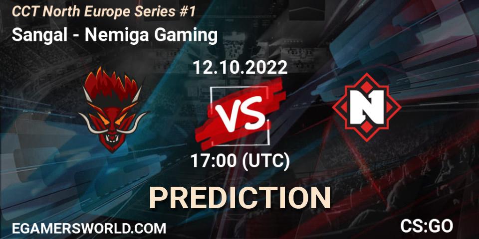 Sangal contre Nemiga Gaming : prédiction de match. 12.10.2022 at 17:00. Counter-Strike (CS2), CCT North Europe Series #1