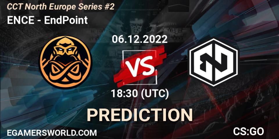 ENCE contre EndPoint : prédiction de match. 06.12.22. CS2 (CS:GO), CCT North Europe Series #2