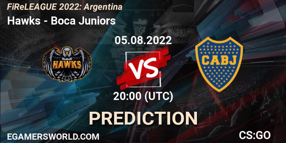 Hawks contre Boca Juniors : prédiction de match. 05.08.22. CS2 (CS:GO), FiReLEAGUE 2022: Argentina