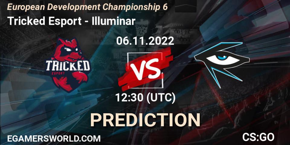 Tricked Esport contre Illuminar : prédiction de match. 06.11.2022 at 12:30. Counter-Strike (CS2), European Development Championship Season 6