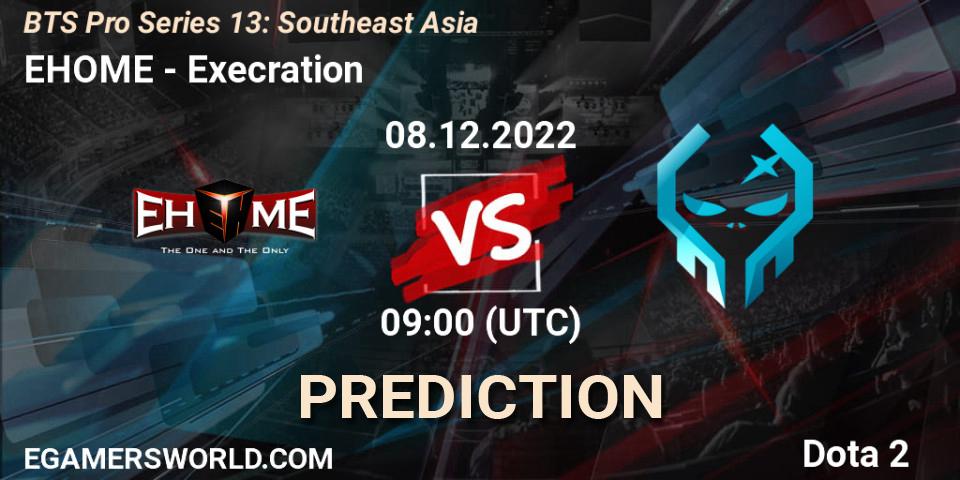 EHOME contre Execration : prédiction de match. 08.12.22. Dota 2, BTS Pro Series 13: Southeast Asia