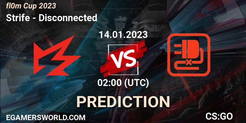 Strife contre Disconnected : prédiction de match. 14.01.23. CS2 (CS:GO), fl0m Cup 2023