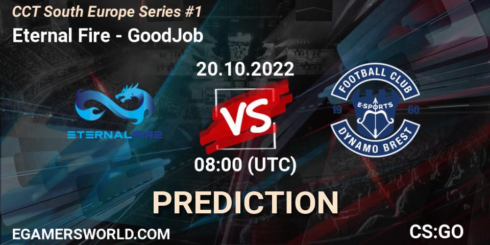 Eternal Fire contre Websterz : prédiction de match. 20.10.2022 at 08:00. Counter-Strike (CS2), CCT South Europe Series #1