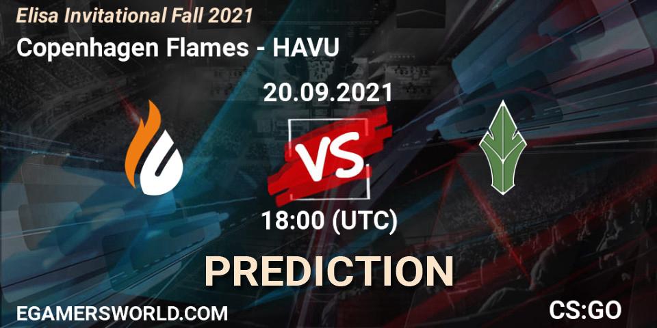 Copenhagen Flames contre HAVU : prédiction de match. 20.09.21. CS2 (CS:GO), Elisa Invitational Fall 2021