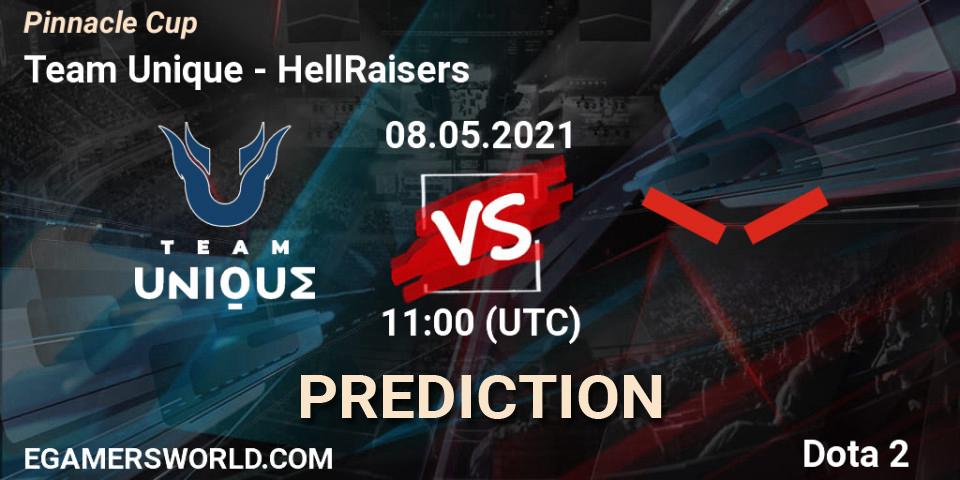 Team Unique contre HellRaisers : prédiction de match. 08.05.2021 at 11:03. Dota 2, Pinnacle Cup 2021 Dota 2
