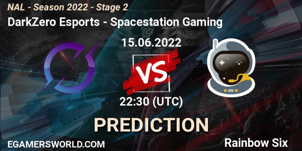 DarkZero Esports contre Spacestation Gaming : prédiction de match. 15.06.2022 at 22:30. Rainbow Six, NAL - Season 2022 - Stage 2