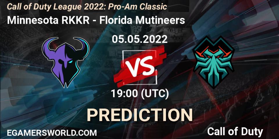 Minnesota RØKKR contre Florida Mutineers : prédiction de match. 05.05.2022 at 19:00. Call of Duty, Call of Duty League 2022: Pro-Am Classic