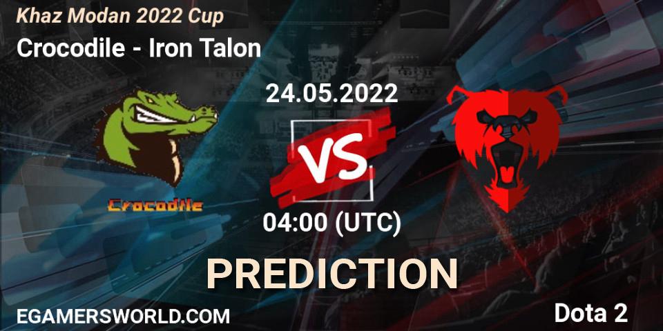 Crocodile contre Iron Talon : prédiction de match. 24.05.2022 at 04:14. Dota 2, Khaz Modan 2022 Cup