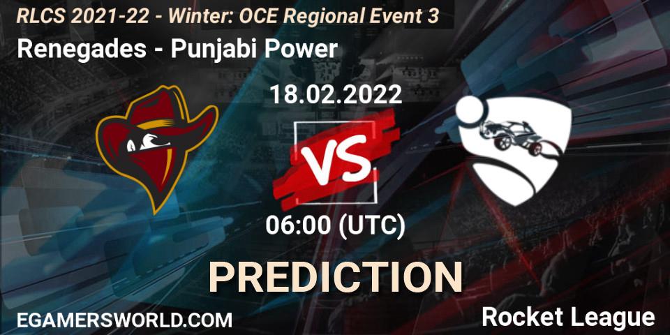 Renegades contre The Kibbles : prédiction de match. 18.02.2022 at 06:00. Rocket League, RLCS 2021-22 - Winter: OCE Regional Event 3