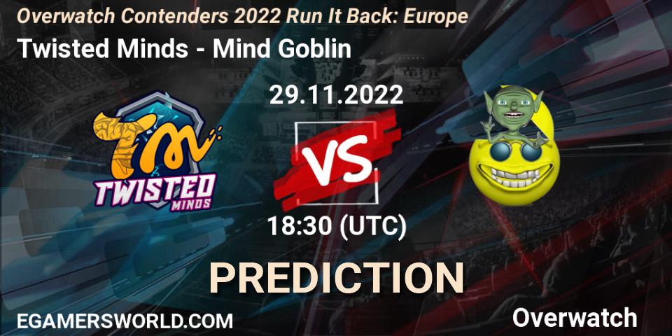 Twisted Minds contre Fancy Fellas : prédiction de match. 29.11.2022 at 20:00. Overwatch, Overwatch Contenders 2022 Run It Back: Europe