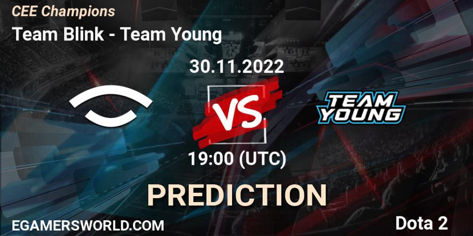 Team Blink contre Team Young : prédiction de match. 30.11.22. Dota 2, CEE Champions