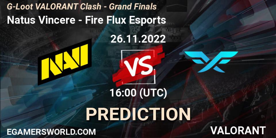 Natus Vincere contre Fire Flux Esports : prédiction de match. 26.11.22. VALORANT, G-Loot VALORANT Clash - Grand Finals