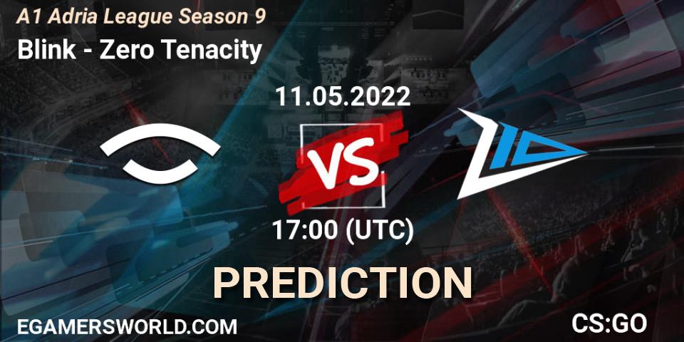 Blink contre Zero Tenacity : prédiction de match. 11.05.22. CS2 (CS:GO), A1 Adria League Season 9
