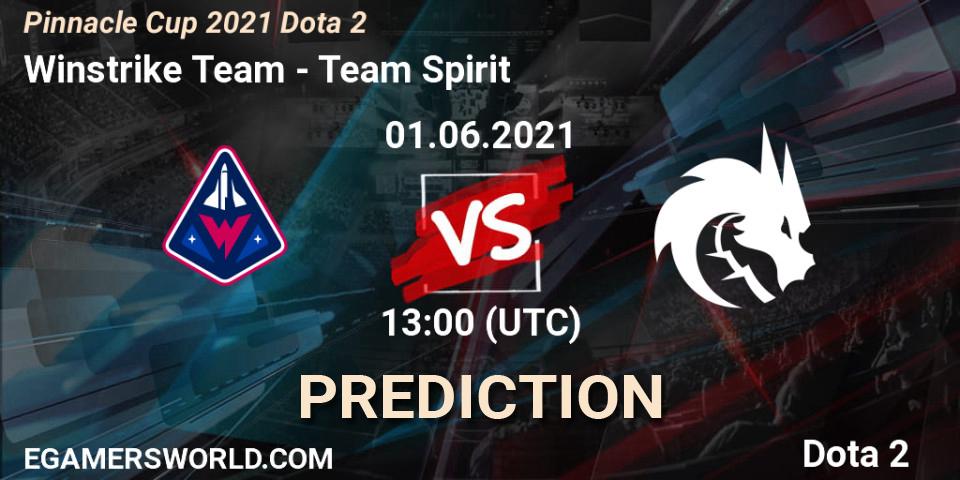 Winstrike Team contre Team Spirit : prédiction de match. 01.06.2021 at 12:59. Dota 2, Pinnacle Cup 2021 Dota 2