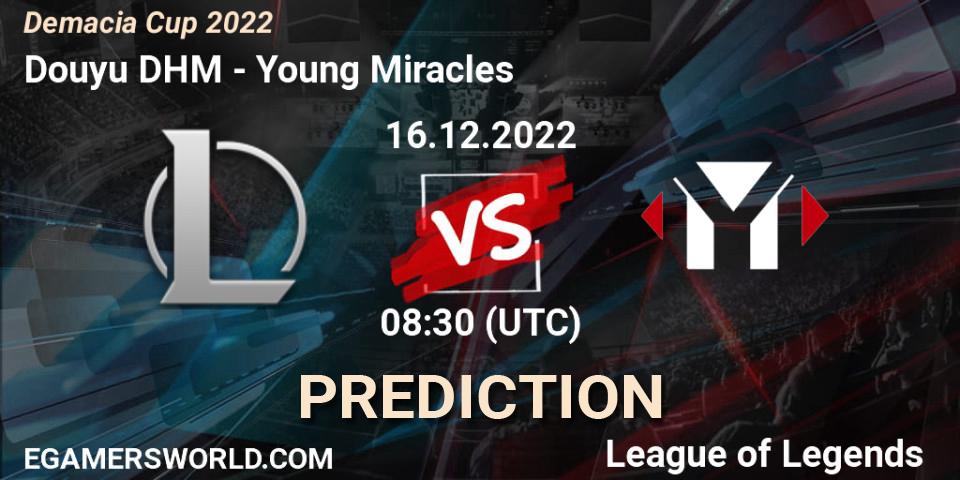 Douyu DHM contre Young Miracles : prédiction de match. 16.12.22. LoL, Demacia Cup 2022