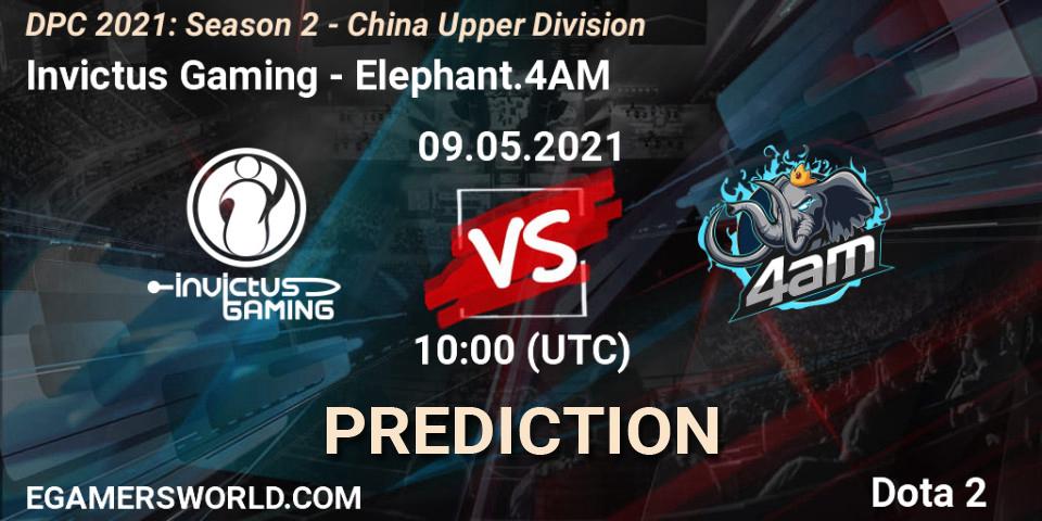 Invictus Gaming contre Elephant.4AM : prédiction de match. 09.05.2021 at 09:55. Dota 2, DPC 2021: Season 2 - China Upper Division