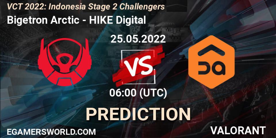 Bigetron Arctic contre HIKE Digital : prédiction de match. 25.05.2022 at 06:00. VALORANT, VCT 2022: Indonesia Stage 2 Challengers