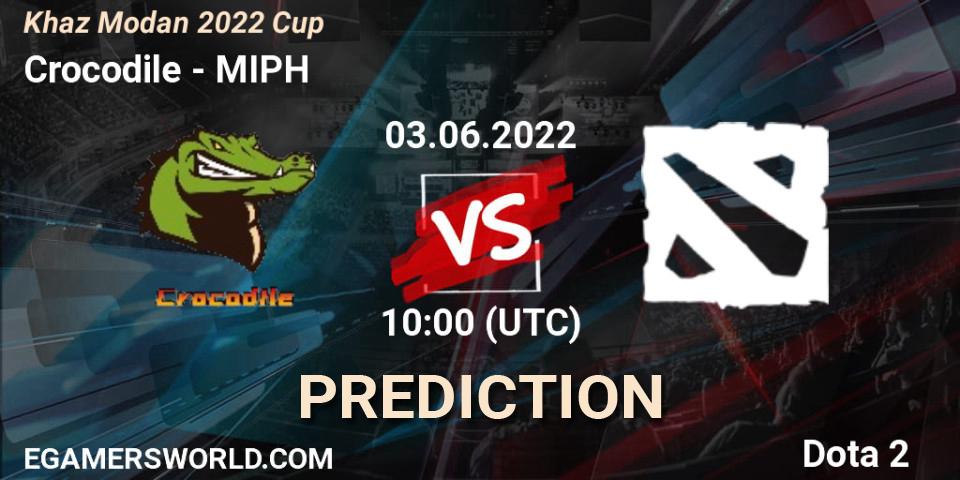 Crocodile contre MIPH : prédiction de match. 03.06.2022 at 10:18. Dota 2, Khaz Modan 2022 Cup