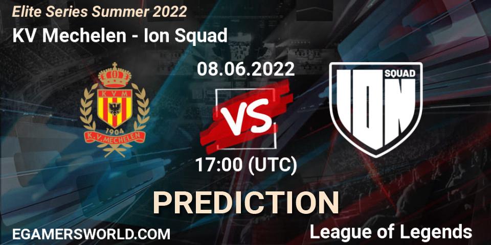 KV Mechelen contre Ion Squad : prédiction de match. 08.06.2022 at 17:00. LoL, Elite Series Summer 2022