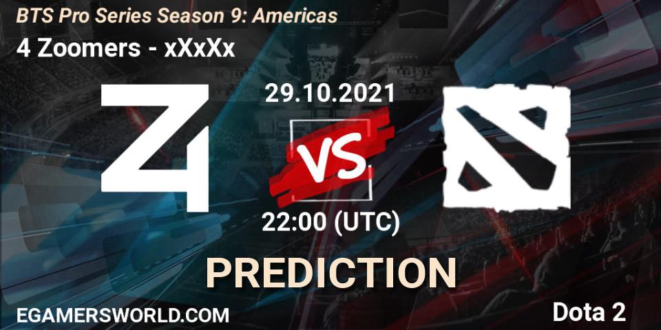 4 Zoomers contre Lava : prédiction de match. 14.11.2021 at 21:00. Dota 2, BTS Pro Series Season 9: Americas