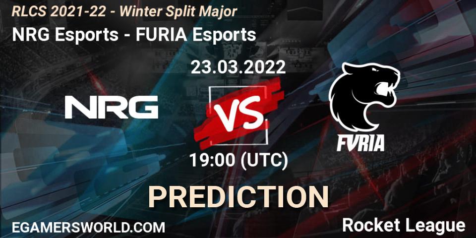 NRG Esports contre FURIA Esports : prédiction de match. 23.03.2022 at 19:00. Rocket League, RLCS 2021-22 - Winter Split Major