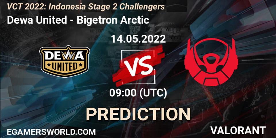 Dewa United contre Bigetron Arctic : prédiction de match. 14.05.2022 at 11:00. VALORANT, VCT 2022: Indonesia Stage 2 Challengers