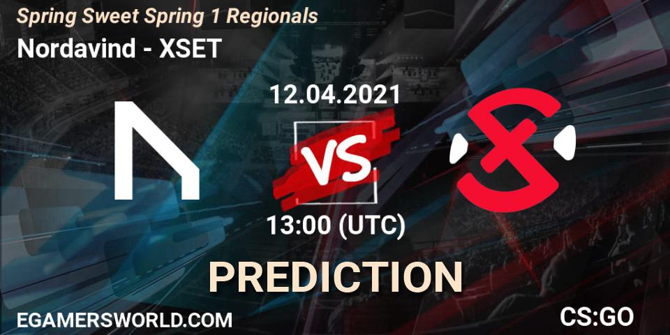 Nordavind contre XSET : prédiction de match. 12.04.2021 at 13:20. Counter-Strike (CS2), Spring Sweet Spring 1 Regionals