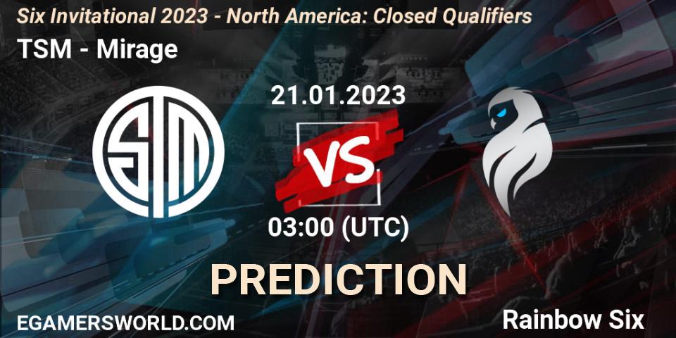 TSM contre Mirage : prédiction de match. 21.01.23. Rainbow Six, Six Invitational 2023 - North America: Closed Qualifiers