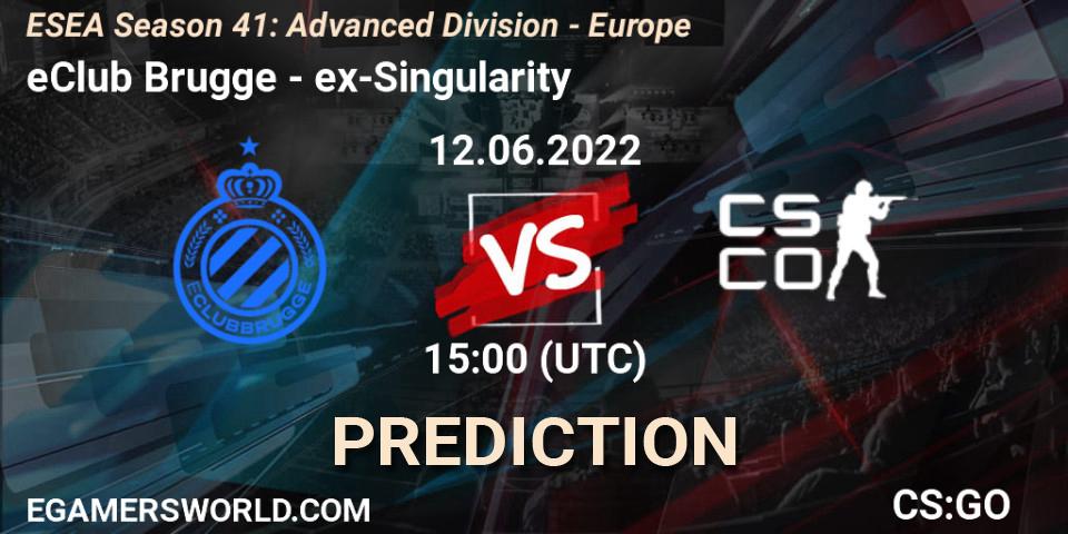 eClub Brugge contre ex-Singularity : prédiction de match. 12.06.22. CS2 (CS:GO), ESEA Season 41: Advanced Division - Europe