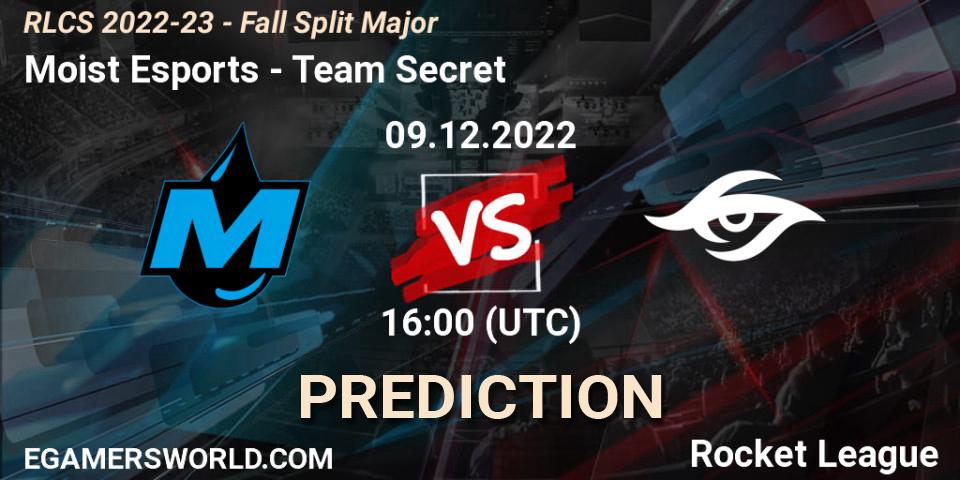 Moist Esports contre Team Secret : prédiction de match. 09.12.22. Rocket League, RLCS 2022-23 - Fall Split Major