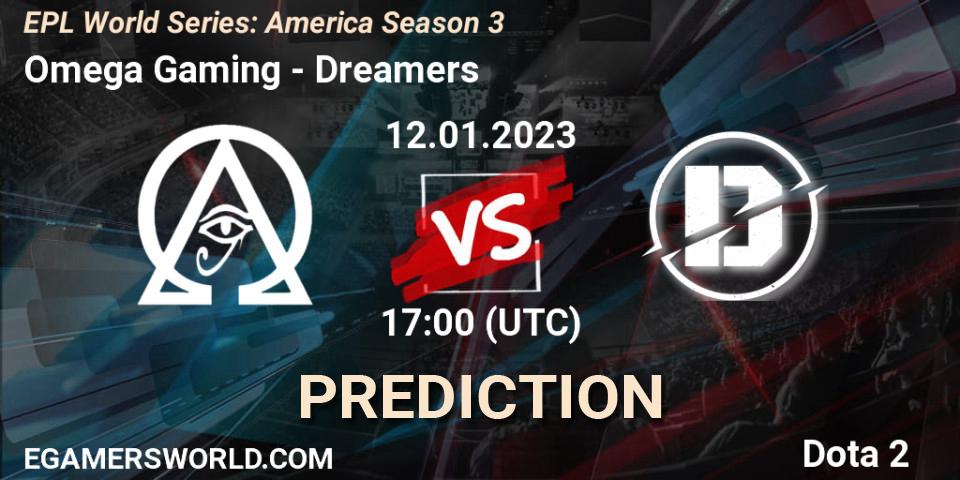 Omega Gaming contre Dreamers : prédiction de match. 12.01.23. Dota 2, EPL World Series: America Season 3