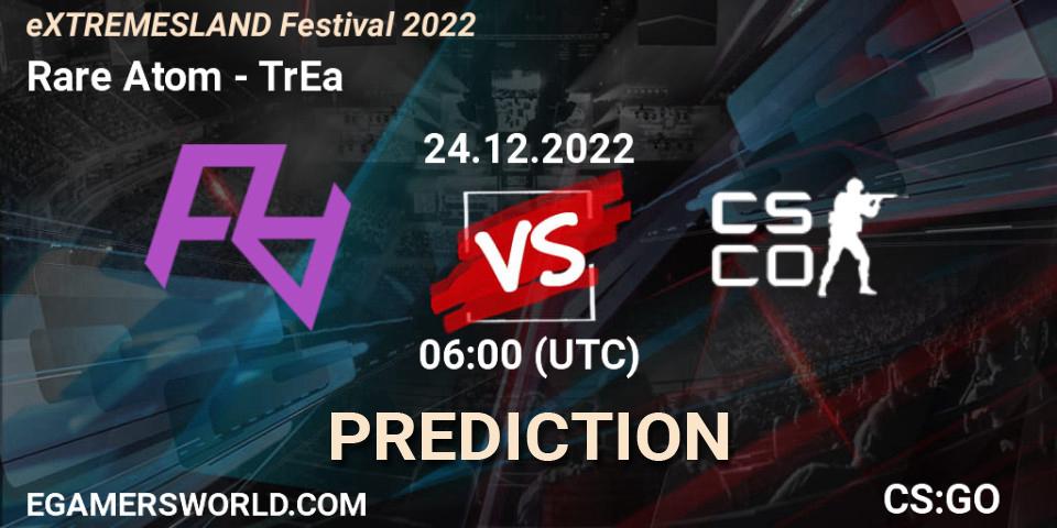 Rare Atom contre TrEa : prédiction de match. 24.12.22. CS2 (CS:GO), eXTREMESLAND Festival 2022