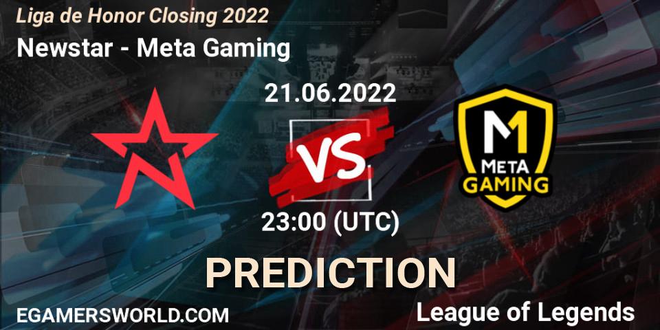 Newstar contre Meta Gaming : prédiction de match. 21.06.22. LoL, Liga de Honor Closing 2022