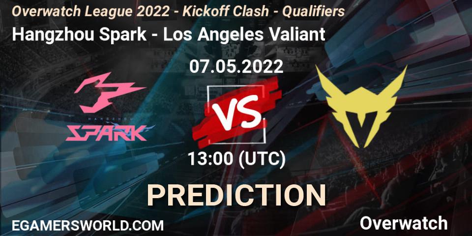 Hangzhou Spark contre Los Angeles Valiant : prédiction de match. 22.05.22. Overwatch, Overwatch League 2022 - Kickoff Clash - Qualifiers