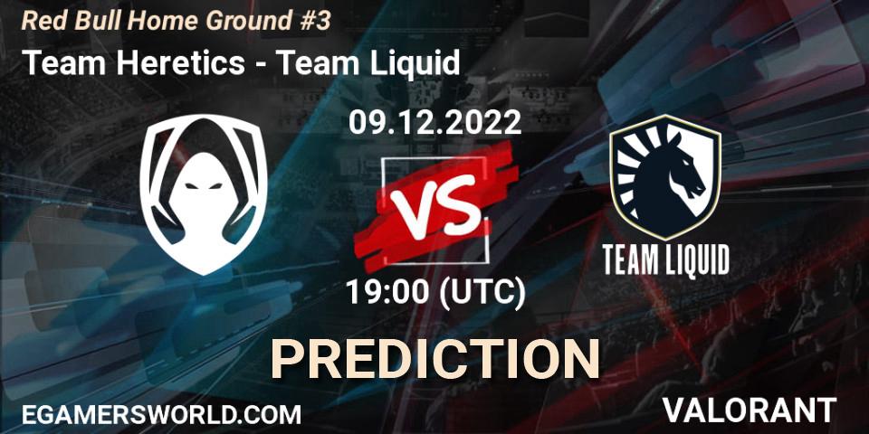 Team Heretics contre Team Liquid : prédiction de match. 09.12.22. VALORANT, Red Bull Home Ground #3