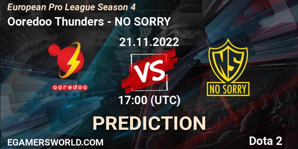 Ooredoo Thunders contre Team Unique : prédiction de match. 21.11.22. Dota 2, European Pro League Season 4