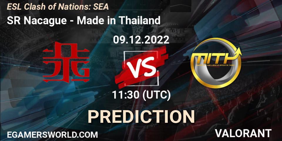 SR Nacague contre Made in Thailand : prédiction de match. 09.12.22. VALORANT, ESL Clash of Nations: SEA